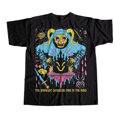 Wizard复古纯棉宽松短袖T恤