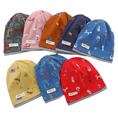 纯棉儿童堆堆帽宝宝睡帽男童包头