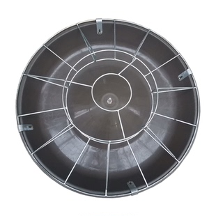 可固定型小猪补料槽仔猪食槽猪槽子圆形饲料盆畜牧养殖设备