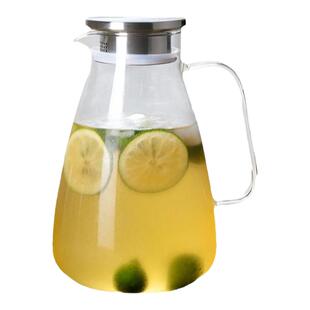夏季家用冷水壶玻璃凉水壶耐热高温凉白开水杯套装大容量茶壶凉杯