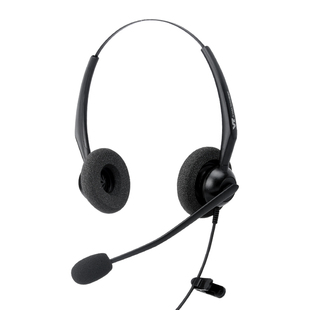 VT2000话务员耳麦头戴式降噪客服耳机双耳高清学生网课培训轻耳机