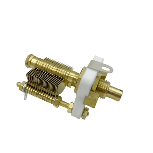 CW2F高频高Q值陶瓷全铜单联空气可变电容60P100P美容医疗小环天线