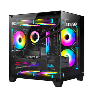 锐龙R5 5600X+RTX5050/5060电竞游戏主机 DIY组装电脑台式机