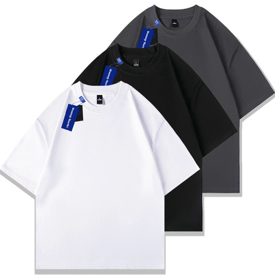 国潮风重磅纯棉短袖T恤男女款