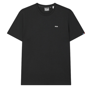 FILA斐乐情侣短袖T恤男2025春新年休闲多彩小LOGO百搭上衣女内搭