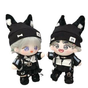 修勾战斗服20cm娃衣玩具公仔棉花娃娃衣服男女款