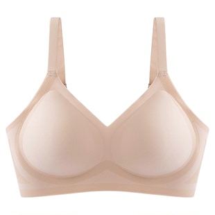 古今内衣女士胸罩小胸聚拢收副乳防下垂粉底液隐形无痕无钢圈文胸