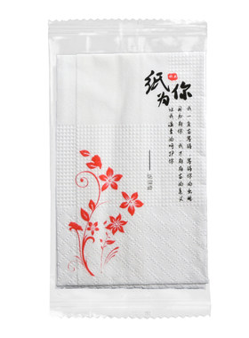 一次性独立单片包装外卖专用纸巾