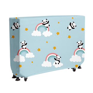 折叠床防尘罩套罩午休午睡简易办公室遮尘布陪护床单人床罩防尘布