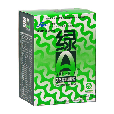 绿A天然螺旋藻精片100粒云南丽江碱性食品营养品调节成人免疫力