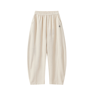 Eayakids儿童卫裤男女童春装运动裤子2026新款中大童休闲弯刀长裤