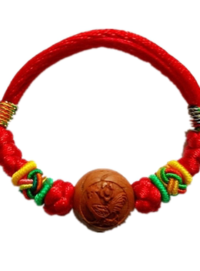 手链小孩手串生肖属相桃核手链