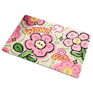 卡通加厚卫生间地垫洗澡厕所门口吸水速干擦脚垫家用浴室防滑地毯