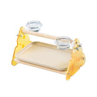 宠尚天鹦鹉桌面站架虎皮牡丹玄凤鹦鹉鸟用训练站棍杆互动休息玩具