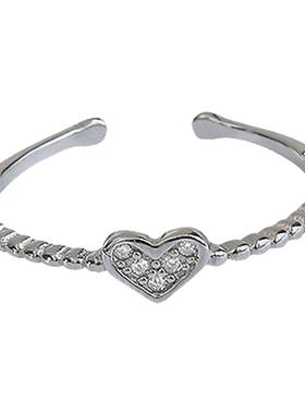 设计感戒指One合金简约女