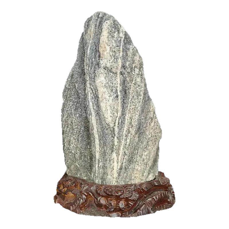 正宗泰山石敢当室内室外大门口办公室靠山石补角外墙原石头摆件