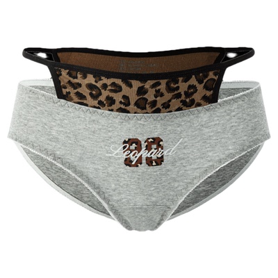 颜值暴击！复古豹纹印花内裤绝了