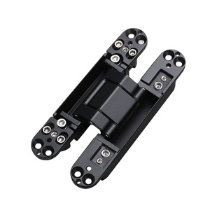 汇泰龙隐形门合页暗门静音铰链暗藏三维可调十字木门隐藏门合页