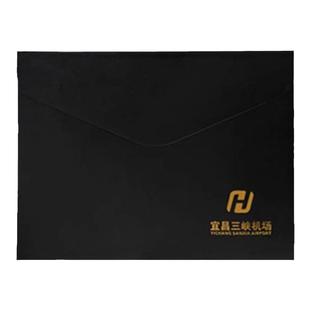 A4文件袋公文包高档商务办公合同资料大容量防水手提包企业公司文档出差收纳包票据纸张夹加厚磁吸定制logo