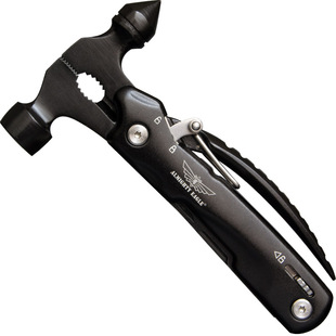 迷你组合安全锤多功能救生锤子户外折叠小刀便携钳子车载破窗工具