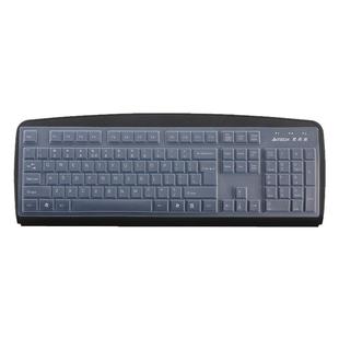 双飞燕键盘膜WK-100键盘保护膜KB-8按键套A4tech台式防尘垫KK5520防水罩KR-85办公键盘膜静音104键3100N贴膜