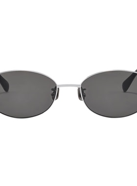 Fakeme轻奢老钱风椭圆墨镜