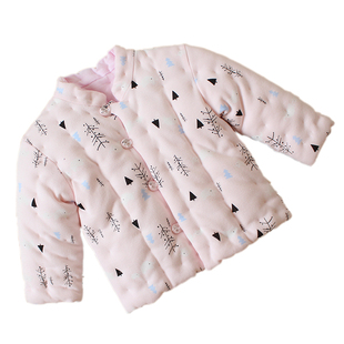 儿童手工纯棉花棉袄男女宝宝冬季加厚保暖棉衣棉服居家外穿棉外套