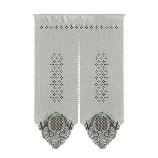 门帘布艺隔断帘蕾丝厨房卧室隐私遮挡帘轻奢高级免打孔入户门挂帘