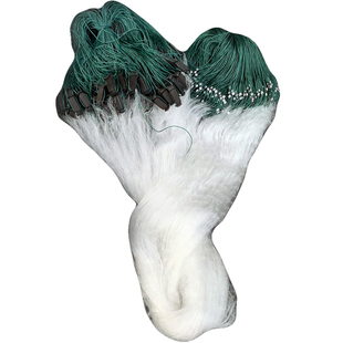 白条网餐条网麦穗专用丝网粘网捕鱼网挂子沉网浮网单层三层1指8分