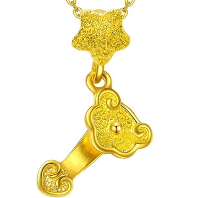 潮宏基挂坠足金送宝宝计价