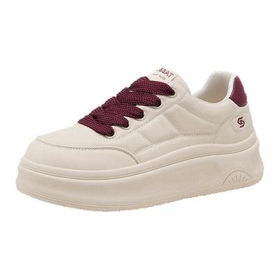 星期六厚底增高休闲小白鞋