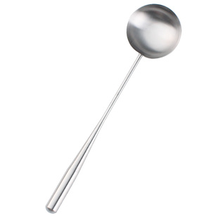 学校食堂打菜勺子长柄浅勺不锈钢分菜勺快餐打菜勺壳2两豆腐脑勺