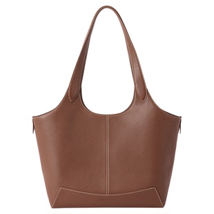 VH女包风禾托特包中号头层植鞣牛皮菜篮子2026新款真皮轻奢单肩包