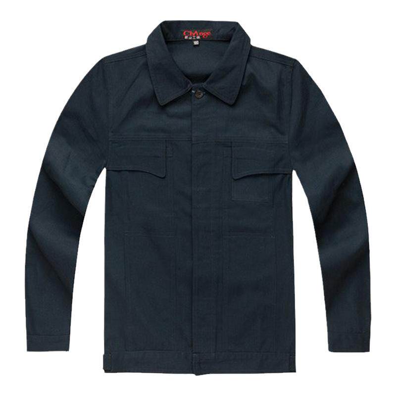 秋冬纯棉工作服套装男耐磨工人车间工厂服工程汽修工地上班劳保服