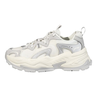 李宁休闲鞋女2025春季新款复古老爹鞋女鞋厚底潮流运动鞋AGCV046