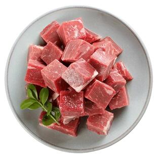 联豪 黑椒牛肉粒2kg 快手菜烧烤食材 简单烹饪家庭装牛肉10袋调理