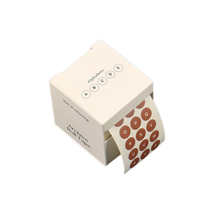 韩国paperian复古ins卷状标签贴纸DIY字母数字月周索引手账素材贴