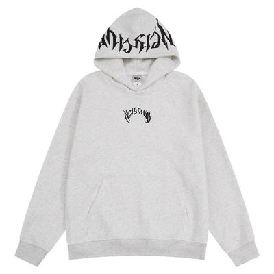 小尼力帽子刺绣连帽卫衣