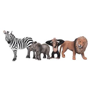 思乐schleich野生动物入门套装42387儿童仿真模型玩具礼盒装送礼