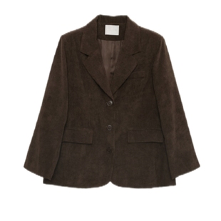 小个子灯芯绒西装外套女2025秋韩版宽松懒惰风复古休闲西服高级感