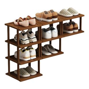 楼梯鞋架阶梯式窄高门口置物架放楼梯上的鞋架子转角入户门鞋柜