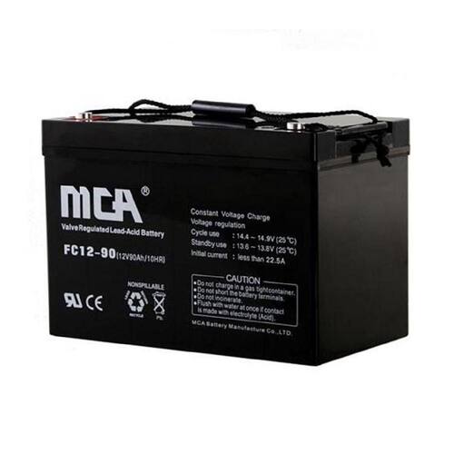 MCA蓄电池FC129012V90AH机房UPS电源配套消防照明EPS直流屏