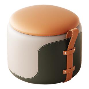 德国凯伦诗小凳子客厅小坐凳沙发储物收纳圆凳家用矮凳旋转换鞋凳