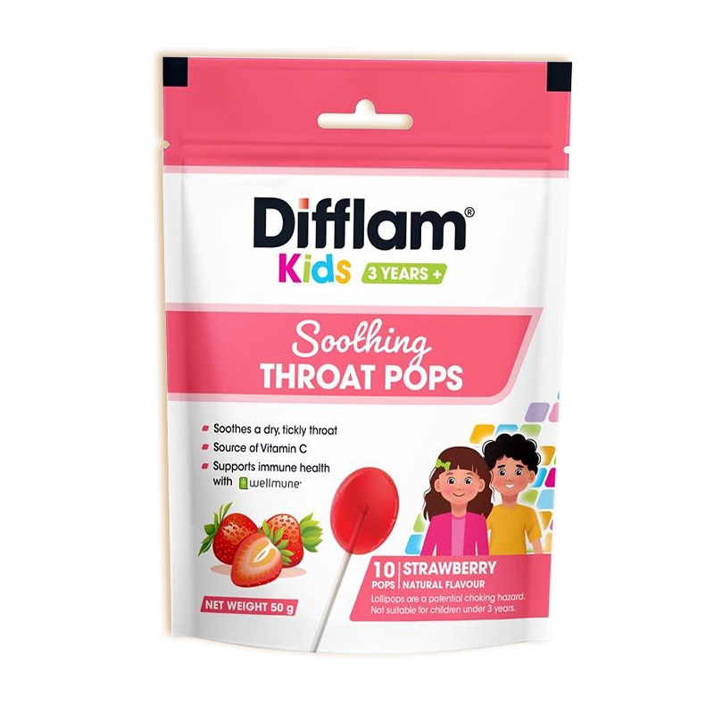 Difflam儿童棒棒糖润喉糖机能性表示食品