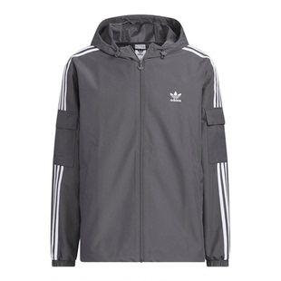 Adidas/阿迪达斯正品三叶草男女时尚经典运动梭织外套KB1942