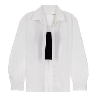 ALEXANDER WANG 春夏新款女士休闲长袖衬衫 银泰百货精品301574