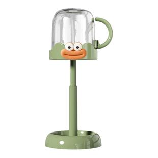 沥水倒放漱口杯牙刷杯男女孩牙缸可爱卡通牙刷架学生儿童洗漱杯