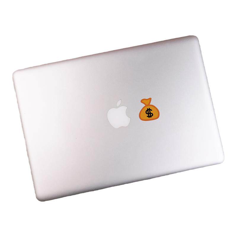 卡通Q版钱袋子招财贴纸笔记本电脑macbook机箱滑板冰箱3M无痕灰胶