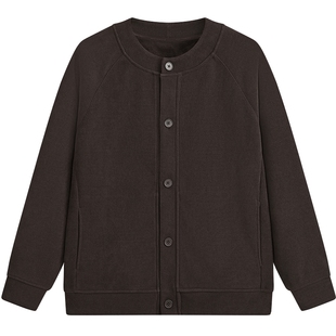 MODE COMMUTER | MC细密柔软保暖针织圆领开襟卫衣