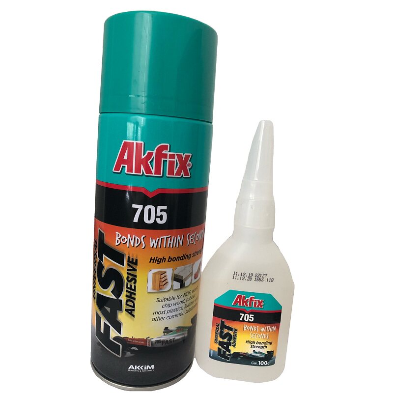 AKFIX705进口10秒快干强力透明胶粘陶瓷金属玻璃塑料多功能ab胶